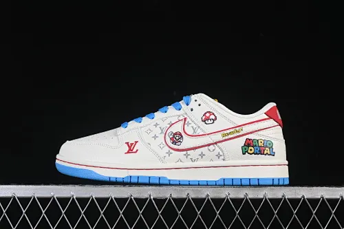 All categories Nk SB Dunk Series Nk SB Dunk Low High-end customized low-top sneakers Nike SB Dunk Low Mario Three-party joint high-end customized low-top casual sneakers SC0601-472